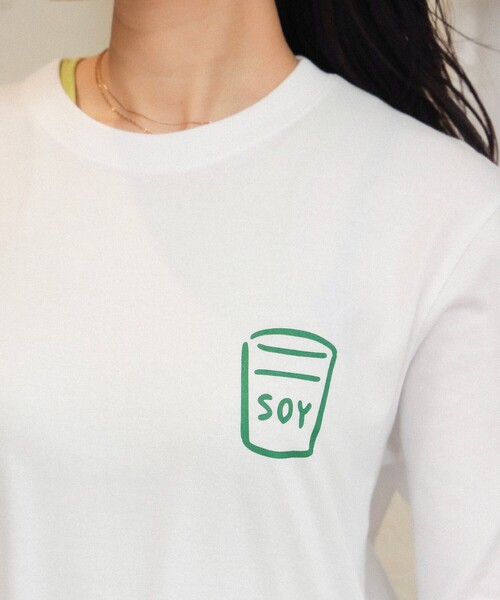 tシャツ 白根ゆたんぽ / soy milk Long Sleeve Tee Shirt レディース メンズ 白根ゆたんぽ / soy milk Long Sleeve Tee Shirt（Tシャツ