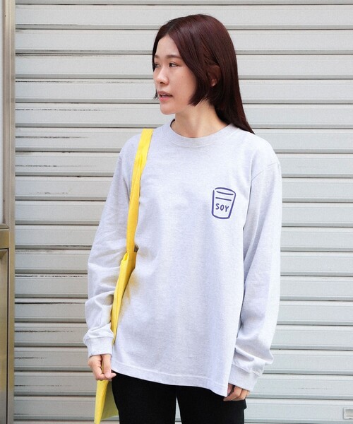 白根ゆたんぽ / soy milk Long Sleeve Tee Shirt（Tシャツ