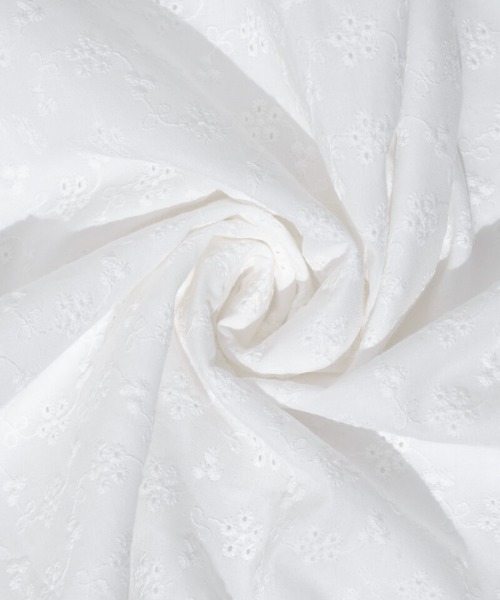 flower（フラワー）の「ブルームカットワークブラウス（シャツ/ブラウス・レディース・ホワイト/ネイビー・FREE）」の13枚目の写真