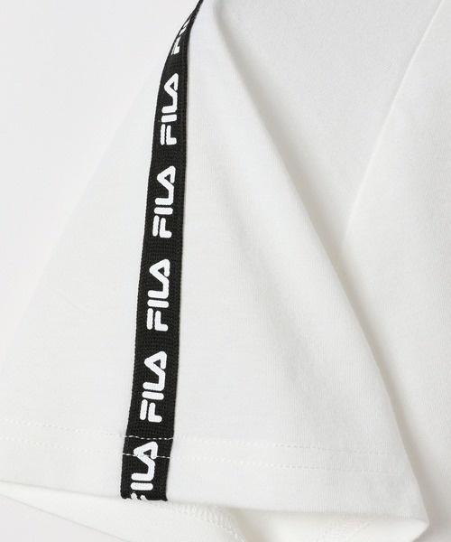 GLOBAL WORK（グローバルワーク）の「FILAコラボ/ドロスト半袖/310286（Tシャツ/カットソー・キッズ・ブラック/ホワイト・130cm/140cm/150cm/160cm）」の3枚目の写真