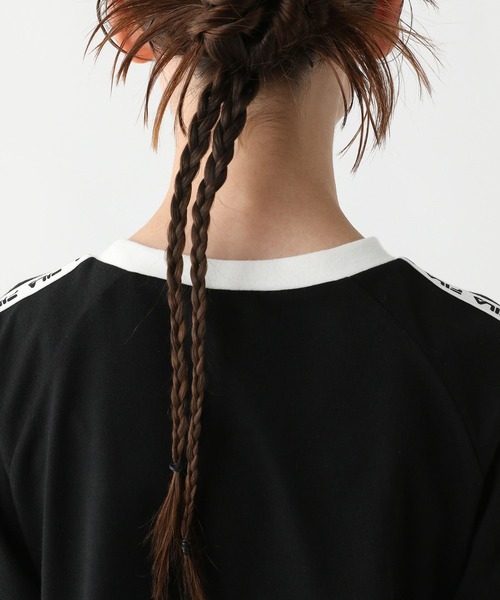 GLOBAL WORK（グローバルワーク）の「FILAコラボ/ドロスト半袖/310286（Tシャツ/カットソー・キッズ・ブラック/ホワイト・130cm/140cm/150cm/160cm）」の14枚目の写真