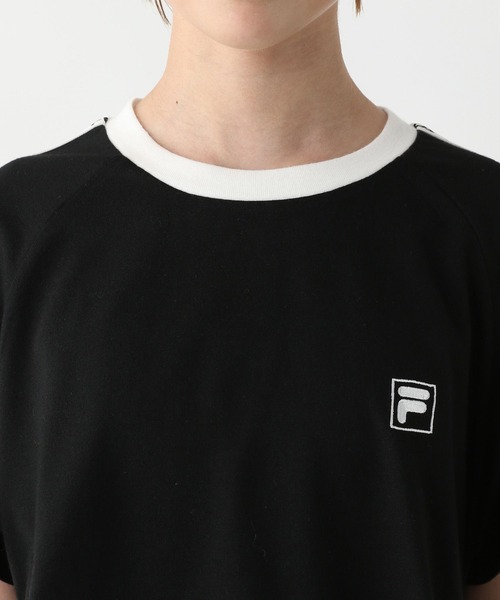 GLOBAL WORK（グローバルワーク）の「FILAコラボ/ドロスト半袖/310286（Tシャツ/カットソー・キッズ・ブラック/ホワイト・130cm/140cm/150cm/160cm）」の15枚目の写真