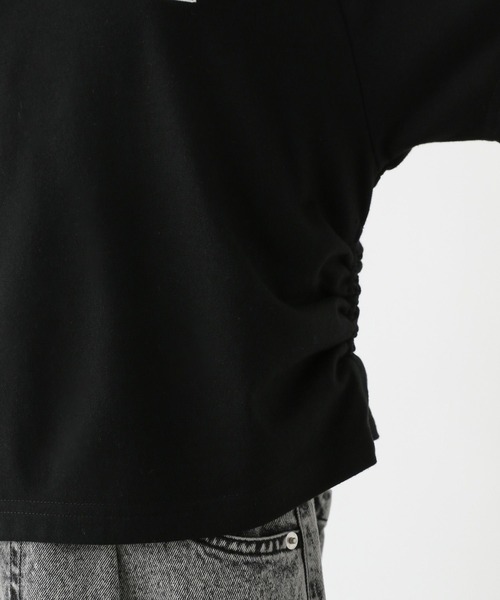 GLOBAL WORK（グローバルワーク）の「FILAコラボ/ドロスト半袖/310286（Tシャツ/カットソー・キッズ・ブラック/ホワイト・130cm/140cm/150cm/160cm）」の17枚目の写真