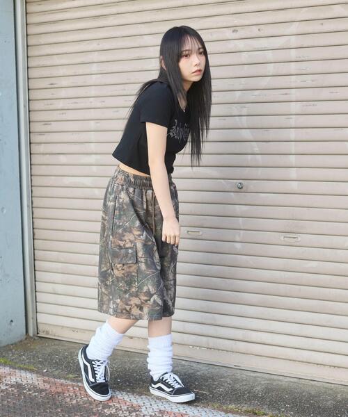 WEGO（ウィゴー）の「WEGO/【25年春夏新作】ラインストーンチビリブT（Tシャツ/カットソー・レディース・ブラック/ホワイト・FREE）」の14枚目の写真