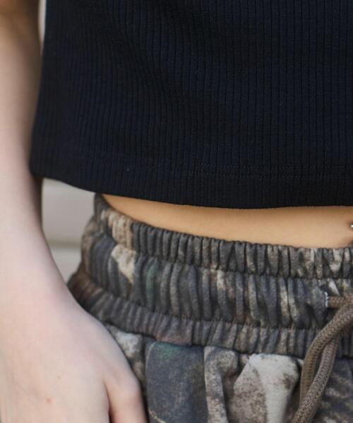 WEGO（ウィゴー）の「WEGO/【25年春夏新作】ラインストーンチビリブT（Tシャツ/カットソー・レディース・ブラック/ホワイト・FREE）」の17枚目の写真