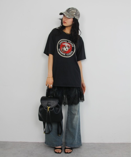 IMARI(イマリ)の「【 IMARI / イマリ 】 シアー レース レイヤード スカート(スカート・レディース・ホワイト/ブラック・FREE)」の12枚目の写真