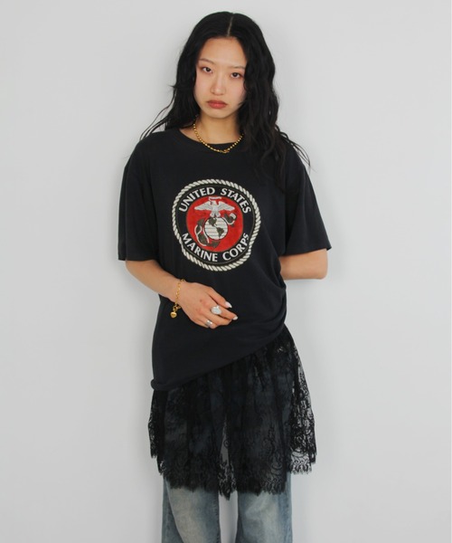 IMARI(イマリ)の「【 IMARI / イマリ 】 シアー レース レイヤード スカート(スカート・レディース・ホワイト/ブラック・FREE)」の10枚目の写真