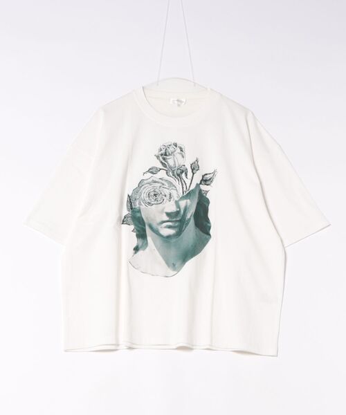 NILWAY(ニルウェイ)の「アソートデザインコットンTシャツ(Tシャツ/カットソー・メンズ・ブラック系/チャコール/ホワイト系3/ブラック系2/グレー系/ホワイト系1/ホワイト系/ブラック/ブラック系3/ブラック系1/ホワイト/ホワイト系2・LARGE/MEDIUM)」の3枚目の写真