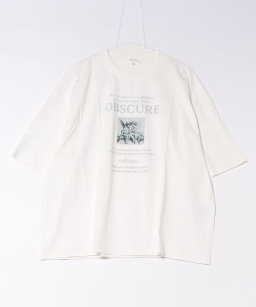 NILWAY(ニルウェイ)の「アソートデザインコットンTシャツ(Tシャツ/カットソー・メンズ・ブラック系/チャコール/ホワイト系3/ブラック系2/グレー系/ホワイト系1/ホワイト系/ブラック/ブラック系3/ブラック系1/ホワイト/ホワイト系2・LARGE/MEDIUM)」の6枚目の写真