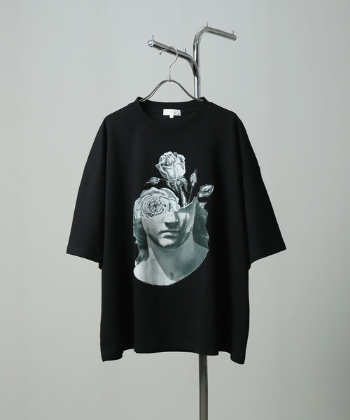 NILWAY(ニルウェイ)の「アソートデザインコットンTシャツ(Tシャツ/カットソー・メンズ・ブラック系/チャコール/ホワイト系3/ブラック系2/グレー系/ホワイト系1/ホワイト系/ブラック/ブラック系3/ブラック系1/ホワイト/ホワイト系2・LARGE/MEDIUM)」の16枚目の写真