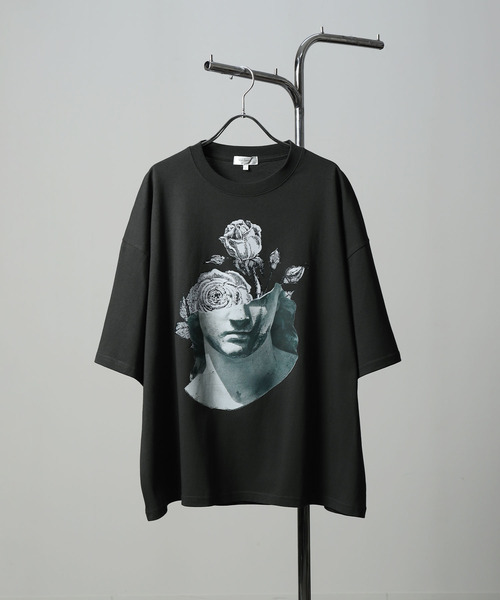 NILWAY(ニルウェイ)の「アソートデザインコットンTシャツ(Tシャツ/カットソー・メンズ・ブラック系/チャコール/ホワイト系3/ブラック系2/グレー系/ホワイト系1/ホワイト系/ブラック/ブラック系3/ブラック系1/ホワイト/ホワイト系2・LARGE/MEDIUM)」の18枚目の写真