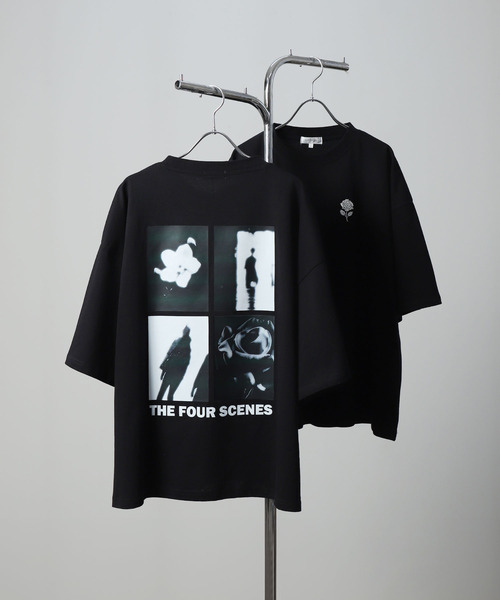 NILWAY(ニルウェイ)の「アソートデザインコットンTシャツ(Tシャツ/カットソー・メンズ・ブラック系/チャコール/ホワイト系3/ブラック系2/グレー系/ホワイト系1/ホワイト系/ブラック/ブラック系3/ブラック系1/ホワイト/ホワイト系2・LARGE/MEDIUM)」の21枚目の写真