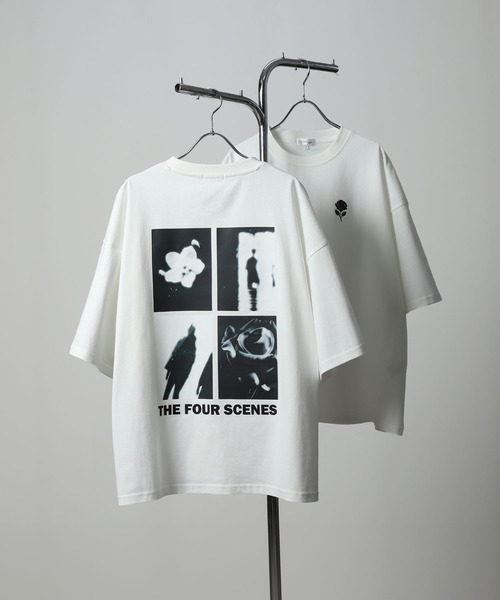 NILWAY(ニルウェイ)の「アソートデザインコットンTシャツ(Tシャツ/カットソー・メンズ・ブラック系/チャコール/ホワイト系3/ブラック系2/グレー系/ホワイト系1/ホワイト系/ブラック/ブラック系3/ブラック系1/ホワイト/ホワイト系2・LARGE/MEDIUM)」の22枚目の写真