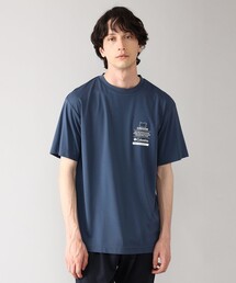 COLUMBIA BLACK LABEL／メンズ ドライウェルストリーム グラフィック ショートスリーブ Tシャツ レトロ／コロンビアブラックレーベル