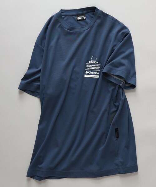 Columbia(コロンビア)の「COLUMBIA BLACK LABEL/メンズ ドライウェルストリーム グラフィック ショートスリーブ Tシャツ レトロ/コロンビアブラックレーベル(Tシャツ/カットソー・メンズ・ブラック/ホワイト/ネイビー/ベージュ・S/L/M/XL)」の12枚目の写真