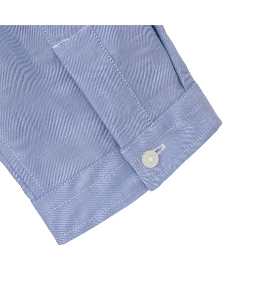 TOKYO SHIRTS(トウキョウシャツ)の「【Pitta Re:)】ふわっとガーゼシャツ 七分袖 綿100% レディースカジュアルシャツ(シャツ/ブラウス・レディース・ブルー・LL/S/L/M)」の5枚目の写真