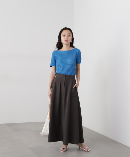 N.(N. Natural Beauty Basic)(エヌエヌナチュラルビューティーベーシック)の「【PS/低身長サイズ】ツイルAラインスカート(スカート・レディース・チャコールグレー/ベージュ・SMALL/MEDIUM/PS)」の22枚目の写真