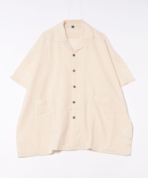 チャイハネ(チャイハネ)の「【チャイハネ】スプーネMEN'S開襟シャツ(シャツ/ブラウス・メンズ・ブルー/ブラック/ホワイト/キャメル・FREE)」の2枚目の写真