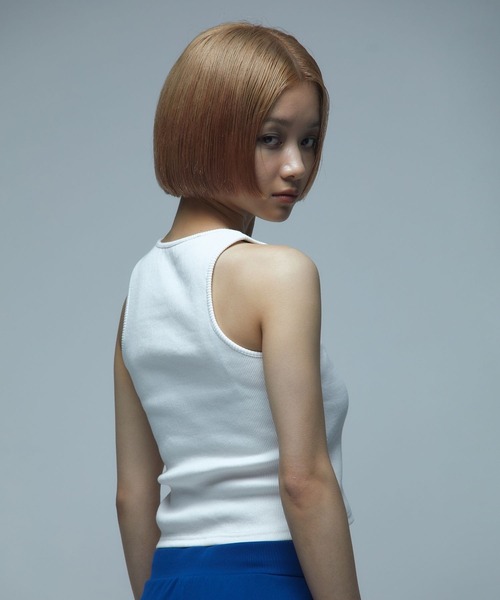 BEEDEN（ビーデン）の「AMERICAN TANK（タンクトップ・レディース・ブラック/ホワイト・SMALL/MEDIUM）」の3枚目の写真