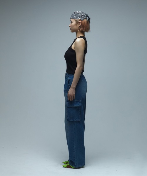 BEEDEN（ビーデン）の「AMERICAN TANK（タンクトップ・レディース・ブラック/ホワイト・SMALL/MEDIUM）」の15枚目の写真