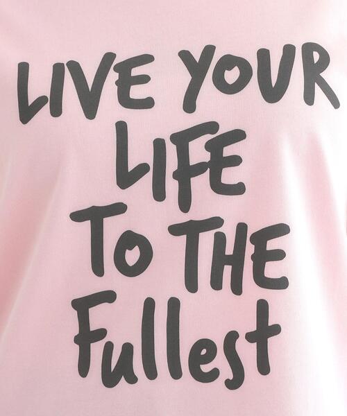 Cutie Blonde（キューティーブロンド）の「【洗える/S-LL】選べる4柄 プリントアソート ベーシックTシャツ（Tシャツ/カットソー・レディース・チャコール/ブラック系3/ホワイト系4/ピンク系7/ホワイト系1/ブラック系1・01/02/03/04）」の20枚目の写真