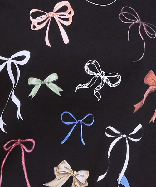 Cutie Blonde（キューティーブロンド）の「【洗える/S-LL】選べる4柄 プリントアソート ベーシックTシャツ（Tシャツ/カットソー・レディース・チャコール/ブラック系3/ホワイト系4/ピンク系7/ホワイト系1/ブラック系1・01/02/03/04）」の12枚目の写真