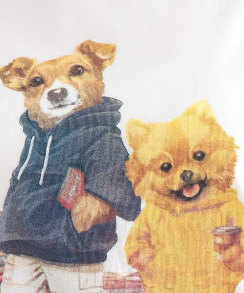 Cutie Blonde（キューティーブロンド）の「【洗える/S-LL】選べる4柄 プリントアソート ベーシックTシャツ（Tシャツ/カットソー・レディース・チャコール/ブラック系3/ホワイト系4/ピンク系7/ホワイト系1/ブラック系1・01/02/03/04）」の16枚目の写真