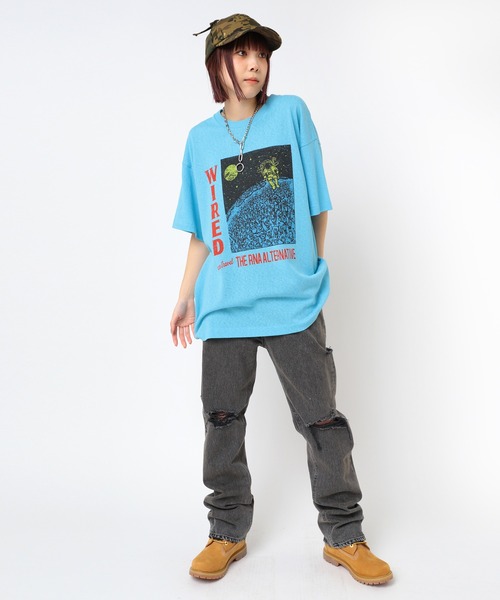 RNA（アールエヌエー）の「E5107 イヤーフラップキャップ（キャップ・レディース・カモフラージュ/ライトブルー/ブラック・FREE）」の15枚目の写真