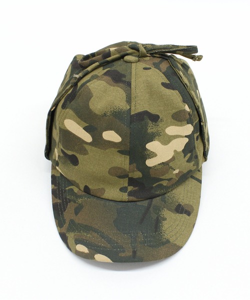 RNA（アールエヌエー）の「E5107 イヤーフラップキャップ（キャップ・レディース・カモフラージュ/ライトブルー/ブラック・FREE）」の16枚目の写真