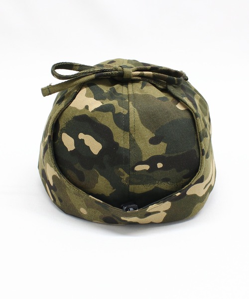 RNA（アールエヌエー）の「E5107 イヤーフラップキャップ（キャップ・レディース・カモフラージュ/ライトブルー/ブラック・FREE）」の18枚目の写真