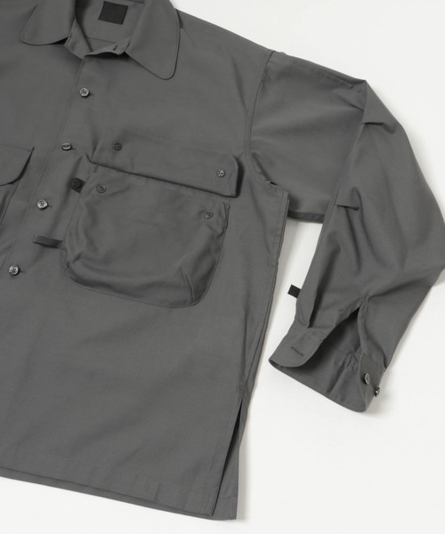 DAIWA PIER39（ダイワピア39）の「DAIWA PIER39　SPORTS OPEN COLLAR SHIRT L/S（シャツ/ブラウス・メンズ・ブラック/グレー系その他/チャコールグレー・SMALL/MEDIUM/LARGE/X-LARGE）」の13枚目の写真