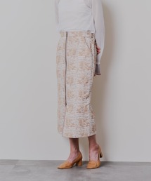 TEVALT（ヴァレット）の「パイピングジャガードタイトスカート（スカート）」