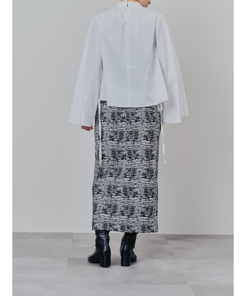 DOLLUPOOPS(ドールアップウップス)の「パイピングジャガードタイトスカート(スカート・レディース・ブラック/ベージュ・38)」の16枚目の写真