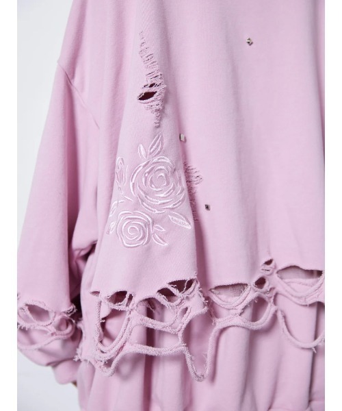 neith. Rose Crush Hoodie Pink
