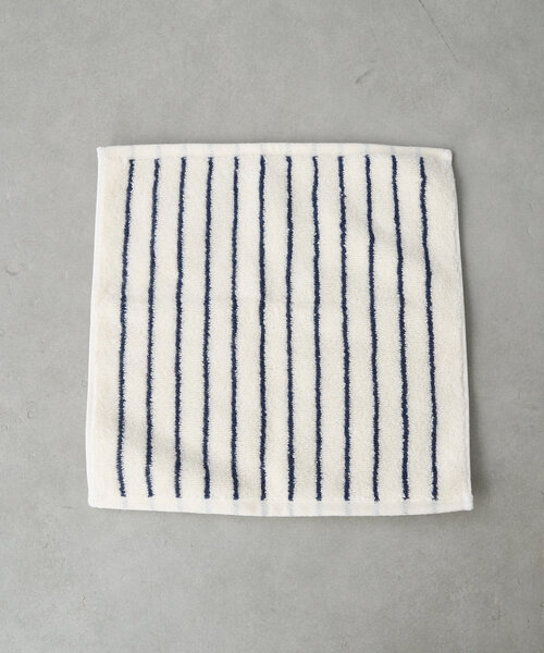 BIRTHDAY BAR(バースデイバー)の「ストライプパターンタオルハンカチ(ハンカチ/ハンドタオル・レディース・バイオレット/アイボリー・0)」の3枚目の写真