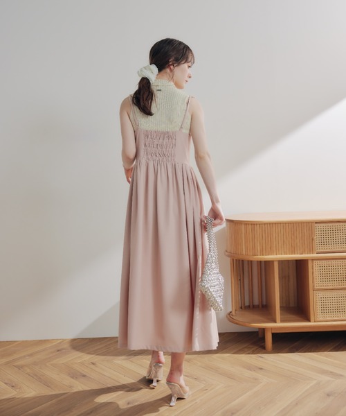 セール】フロントホックビスチェキャミワンピース（ワンピース