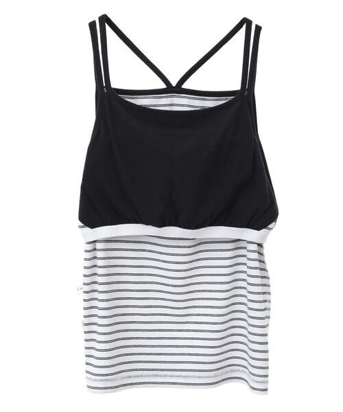 AMERICAN HOLIC(アメリカンホリック)の「カップ付きバッククロスボーダーキャミソール(キャミソール・レディース・ブルー/ブラック/ブラウン・M/L)」の22枚目の写真