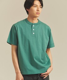 Healthknit MAX WEIGHT JERSEY HENLEY NECK S/S TEE