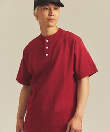 Healthknit MAX WEIGHT JERSEY HENLEY NECK S/S TEE