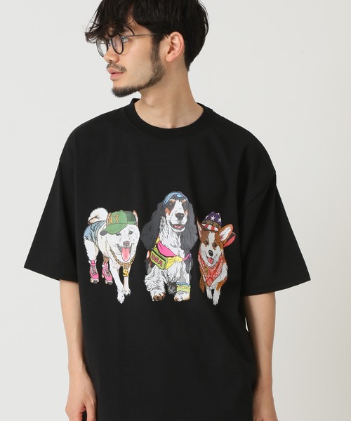 あちゃちゅむ 天竺 踊り子 プリント Tシャツ あちゃちゅむ 天竺 踊り子 プリント Tシャツ