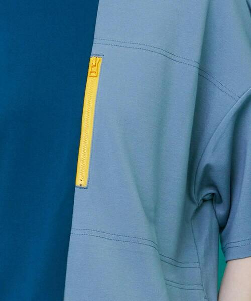 FRAPBOIS(フラボア)の「ポケポンチ カットソー(Tシャツ/カットソー・レディース・ブルーグリーン/ブラック・1/2)」の8枚目の写真