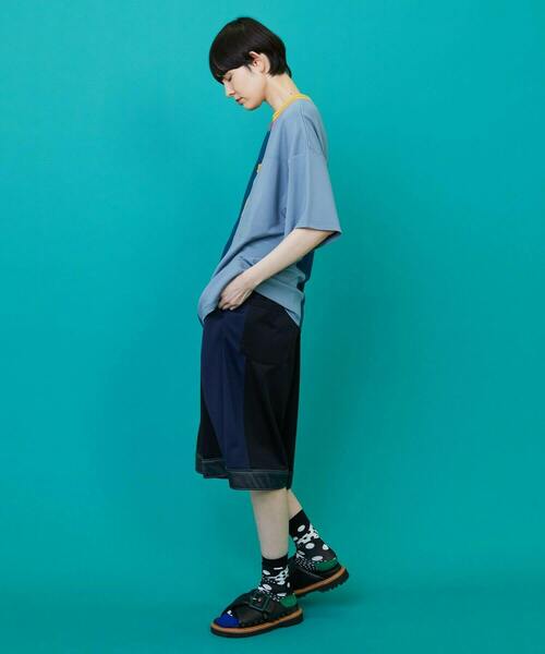 FRAPBOIS(フラボア)の「ポケポンチ カットソー(Tシャツ/カットソー・レディース・ブルーグリーン/ブラック・1/2)」の11枚目の写真