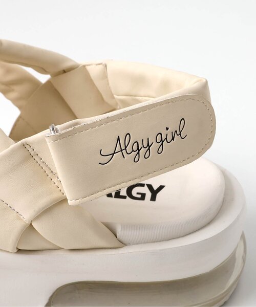 algy(アルジー)の「クロスパテッドエア底サンダル(サンダル・キッズ・オフホワイト/ブラック・24/22/20/21/23)」の10枚目の写真