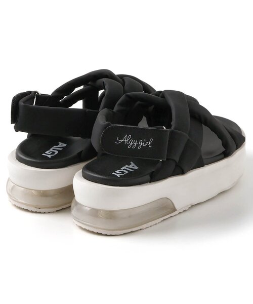 algy(アルジー)の「クロスパテッドエア底サンダル(サンダル・キッズ・オフホワイト/ブラック・24/22/20/21/23)」の12枚目の写真