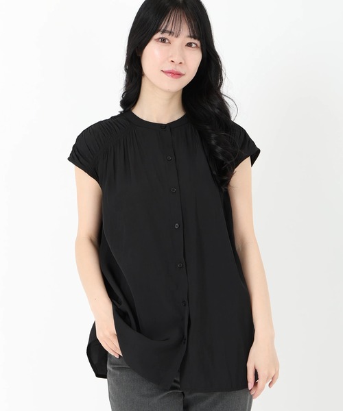 【良品】ARTS＆SCIENCE フレンチスリーブブラウス 良品】ARTS＆SCIENCE フレンチスリーブブラウス