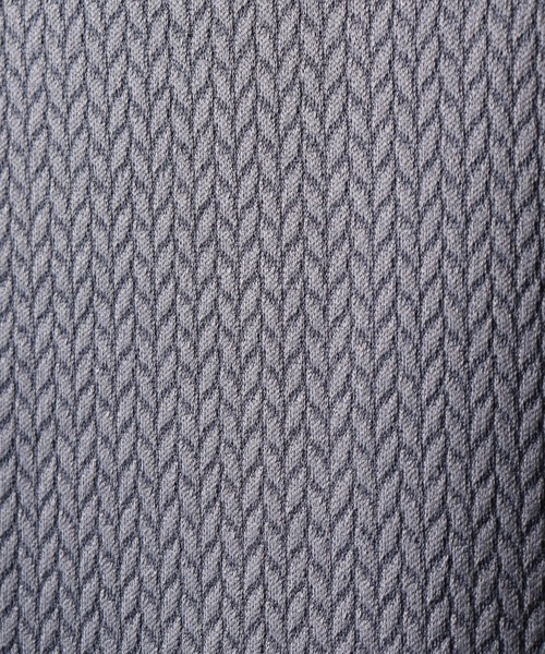 FUNALIVE(ファンアライブ)の「Mesh jacquard short-sleeved sweatshirt T-shirt / 網目柄ジャカード半袖スウェットTシャツ unisex(Tシャツ/カットソー・メンズ・グレー/ブラック/ホワイト/パープル/ベージュ・LL/M/L)」の15枚目の写真