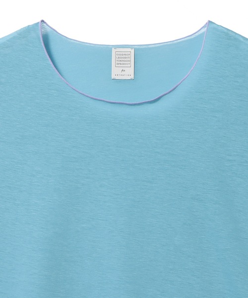 GOOD PEOPLE GOOD STITCHING GOOD PRODUCT(グッドピープルグッドスティッチンググッドプロダクト)の「GOOD PEOPLE GOOD STITCHING GOOD PRODUCT for ESTNATION / カラー ショートTシャツ(Tシャツ/カットソー・レディース・チャコールグレー/ライトブルー/ホワイト/レッド・FREE)」の10枚目の写真