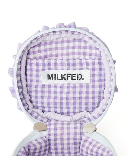 MILKFED.（ミルクフェド）の「CAKE POUCH（ポーチ・レディース・オフホワイト/ブラウン/ライトパープル・ONE SIZE）」の20枚目の写真