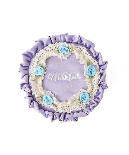 MILKFED.（ミルクフェド）の「CAKE POUCH（ポーチ・レディース・オフホワイト/ブラウン/ライトパープル・ONE SIZE）」の15枚目の写真