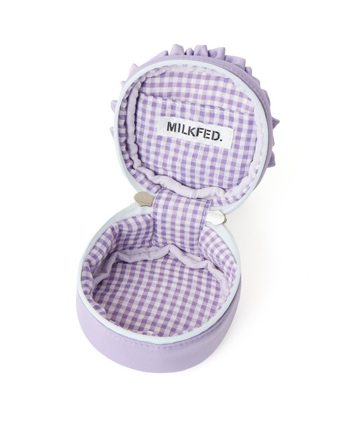 MILKFED.（ミルクフェド）の「CAKE POUCH（ポーチ・レディース・オフホワイト/ブラウン/ライトパープル・ONE SIZE）」の19枚目の写真